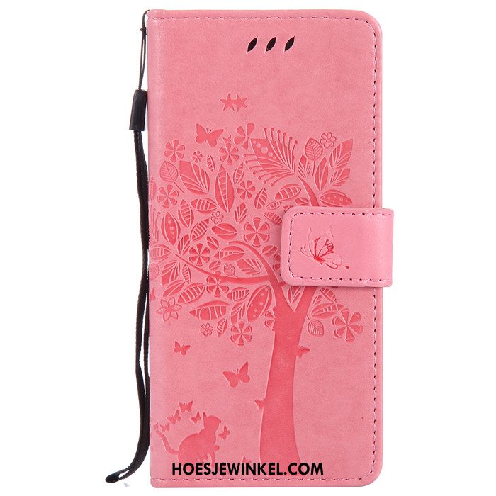 Huawei P10 Hoesje Hoes Anti-fall Bescherming, Huawei P10 Hoesje Folio Leren Etui