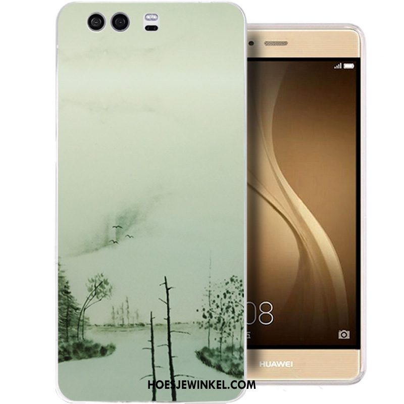 Huawei P10 Hoesje Inkt Mobiele Telefoon Doorzichtig, Huawei P10 Hoesje Wind Bescherming