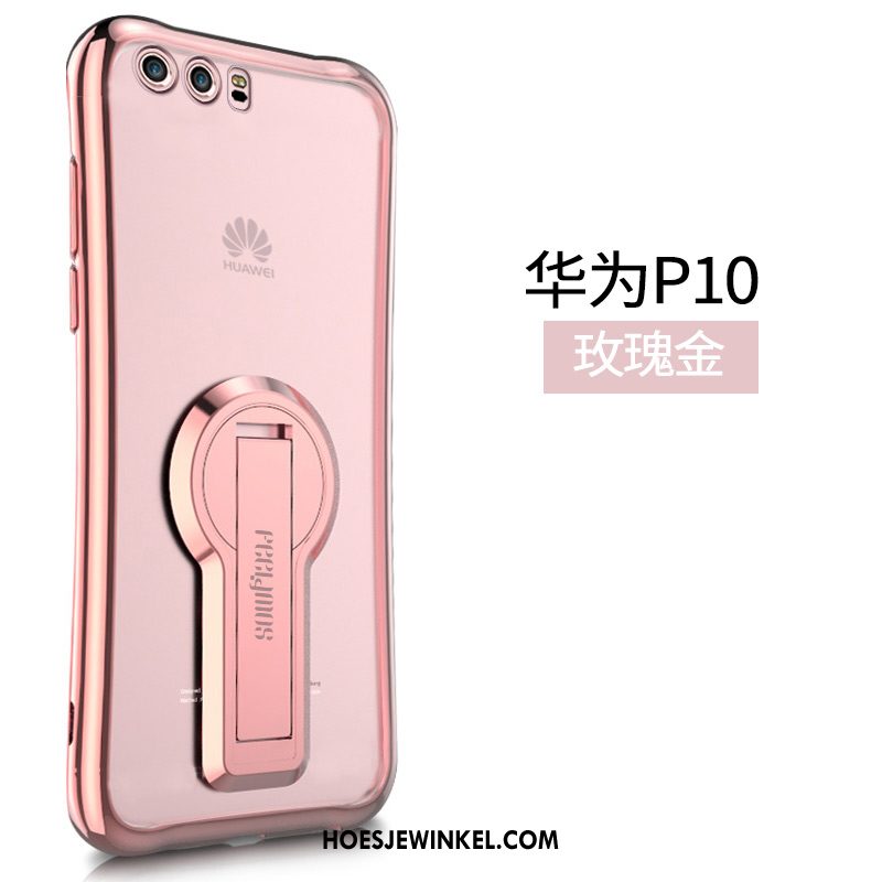 Huawei P10 Hoesje Lovers Hanger Bescherming, Huawei P10 Hoesje Gasbag Rose Goud