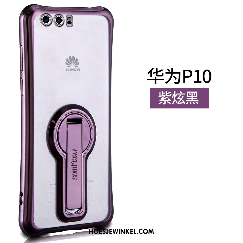 Huawei P10 Hoesje Lovers Hanger Bescherming, Huawei P10 Hoesje Gasbag Rose Goud