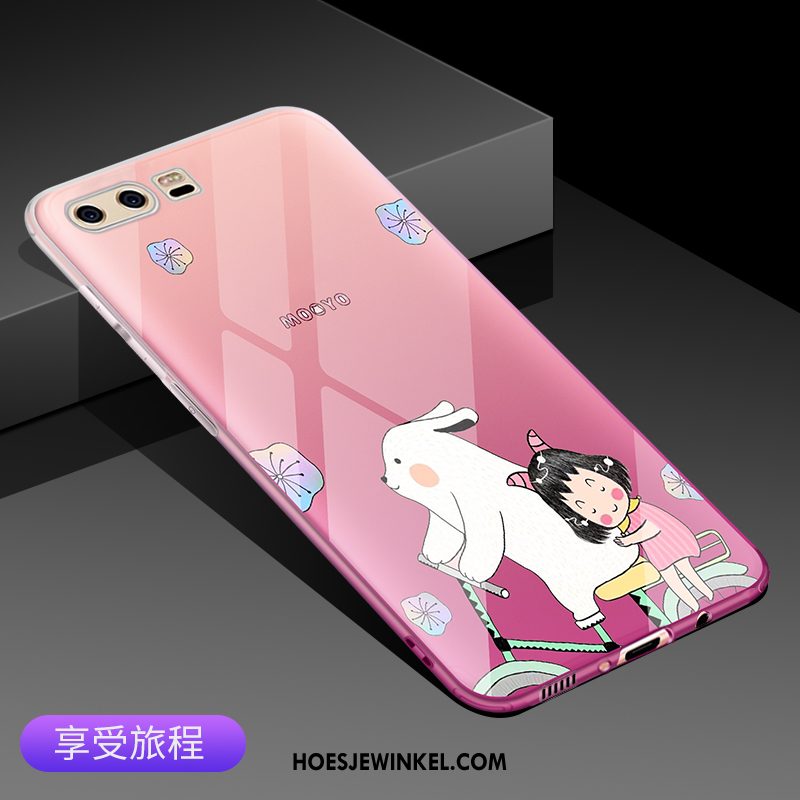 Huawei P10 Hoesje Lovers Trendy Merk Hoes, Huawei P10 Hoesje Siliconen Nieuw