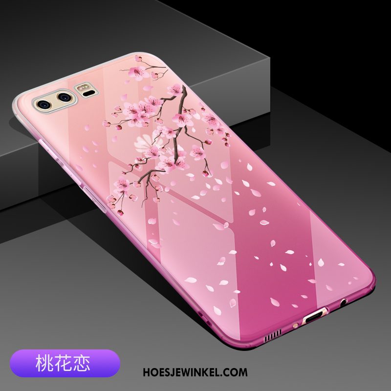 Huawei P10 Hoesje Lovers Trendy Merk Hoes, Huawei P10 Hoesje Siliconen Nieuw