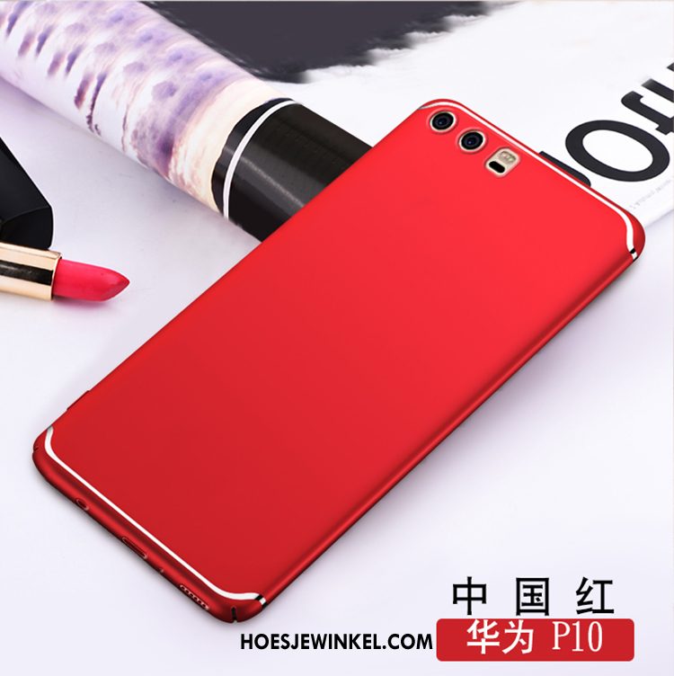 Huawei P10 Hoesje Mobiele Telefoon Skärmskydd Rood, Huawei P10 Hoesje Explosiebescherming Mini