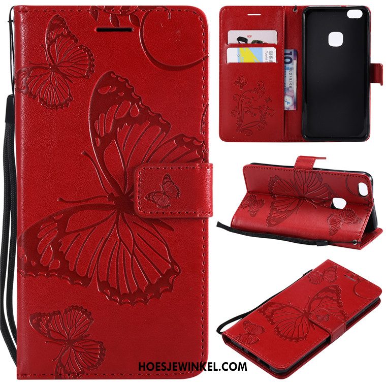 Huawei P10 Lite Hoesje Bescherming Anti-fall Rose Goud, Huawei P10 Lite Hoesje Clamshell Hoes