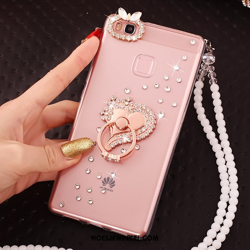 Huawei P10 Lite Hoesje Met Strass Roze Mobiele Telefoon, Huawei P10 Lite Hoesje Hoes Scheppend