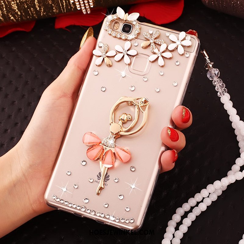 Huawei P10 Lite Hoesje Met Strass Roze Mobiele Telefoon, Huawei P10 Lite Hoesje Hoes Scheppend