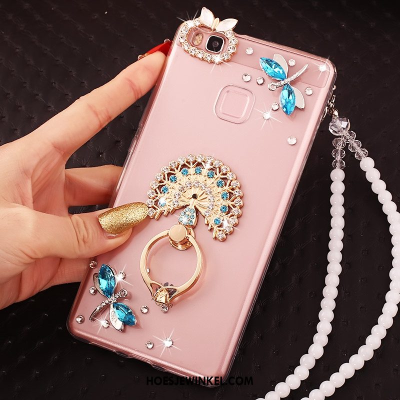 Huawei P10 Lite Hoesje Met Strass Roze Mobiele Telefoon, Huawei P10 Lite Hoesje Hoes Scheppend