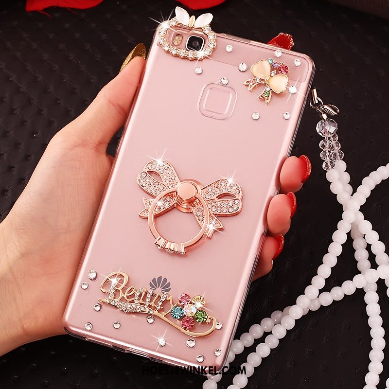 Huawei P10 Lite Hoesje Met Strass Roze Mobiele Telefoon, Huawei P10 Lite Hoesje Hoes Scheppend