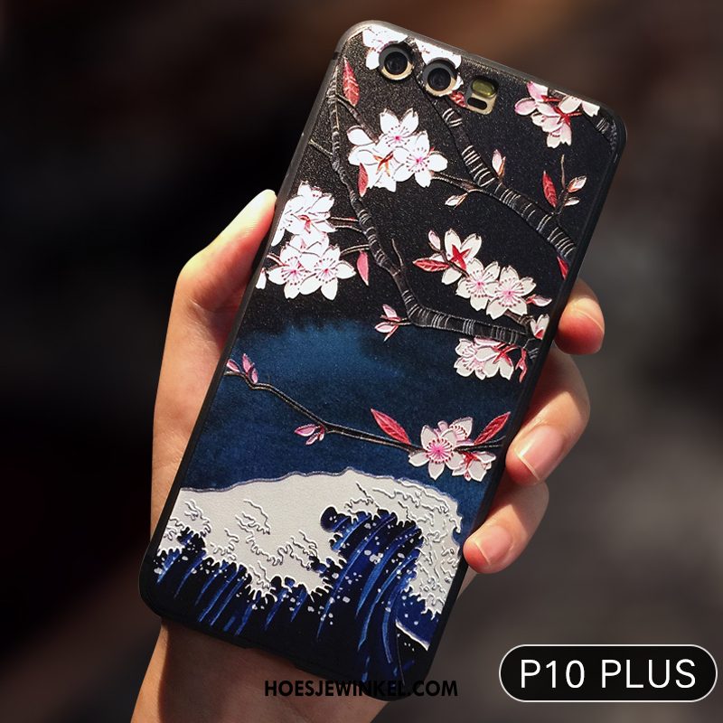 Huawei P10 Plus Hoesje All Inclusive Bescherming Anti-fall, Huawei P10 Plus Hoesje Siliconen Grijs Beige