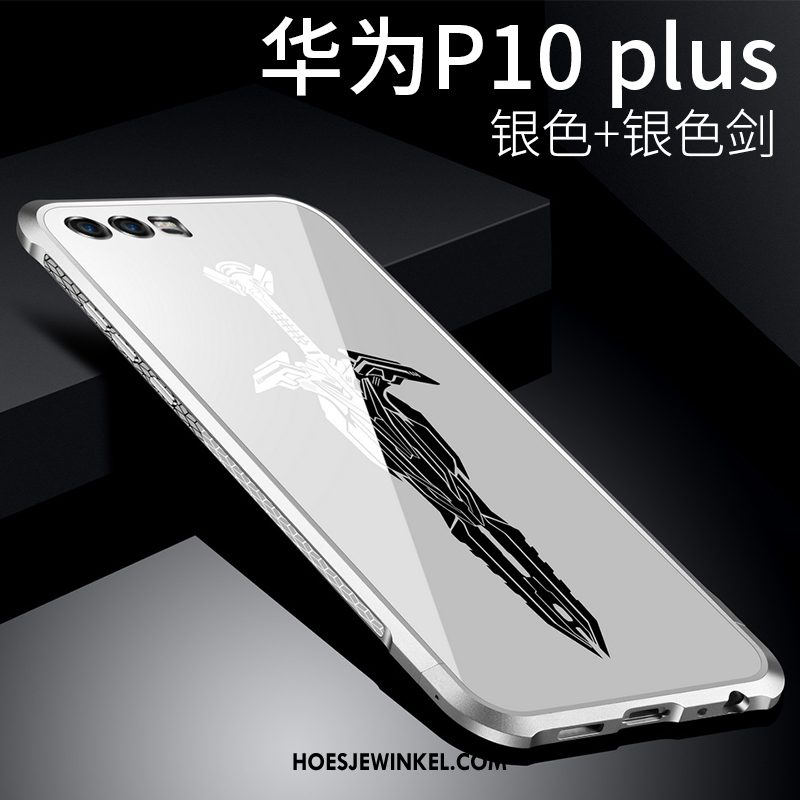 Huawei P10 Plus Hoesje All Inclusive Persoonlijk Metaal, Huawei P10 Plus Hoesje Hard Trendy Merk