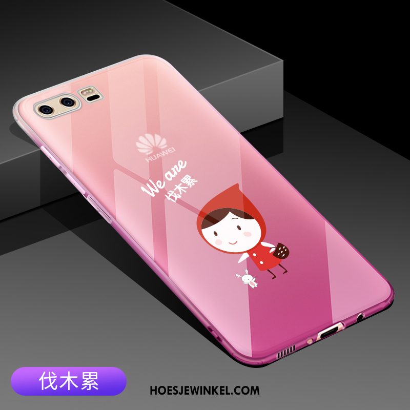 Huawei P10 Plus Hoesje Dun All Inclusive Trendy Merk, Huawei P10 Plus Hoesje Net Red Mobiele Telefoon