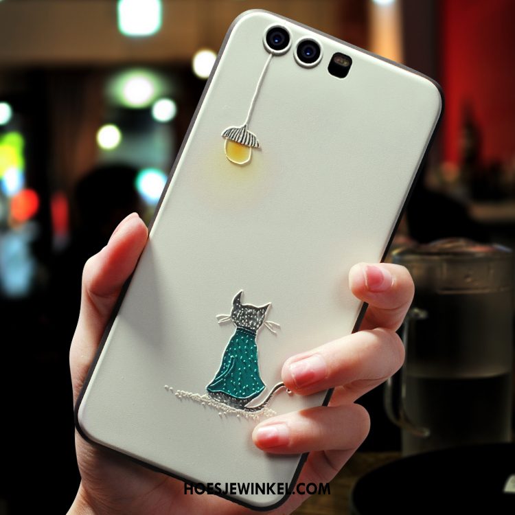 Huawei P10 Plus Hoesje Hoes Siliconen Wit, Huawei P10 Plus Hoesje Kunst Anti-fall