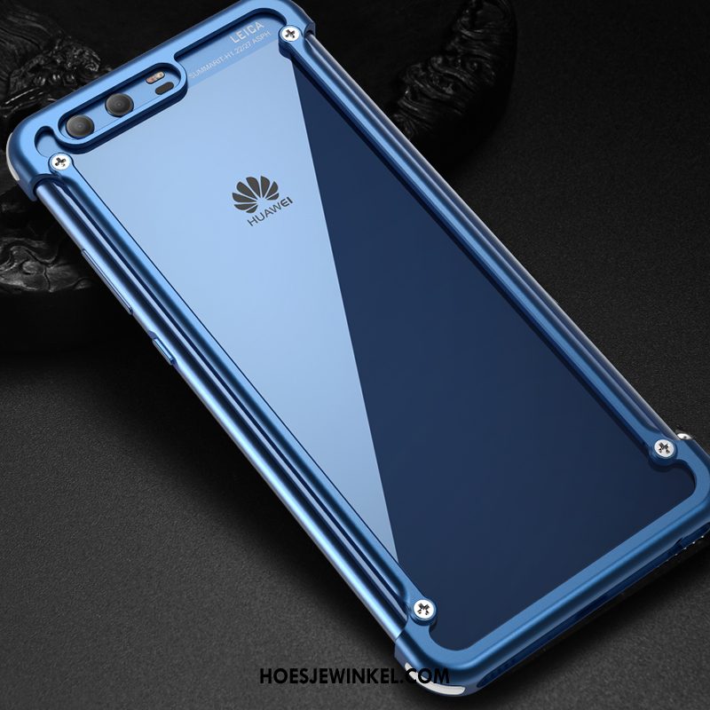 Huawei P10 Plus Hoesje Omlijsting Metaal Bescherming, Huawei P10 Plus Hoesje Scheppend Anti-fall