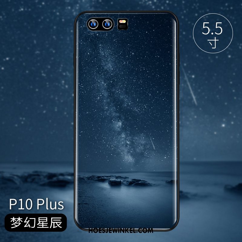 Huawei P10 Plus Hoesje Persoonlijk Trend Siliconen, Huawei P10 Plus Hoesje Mobiele Telefoon Blauw