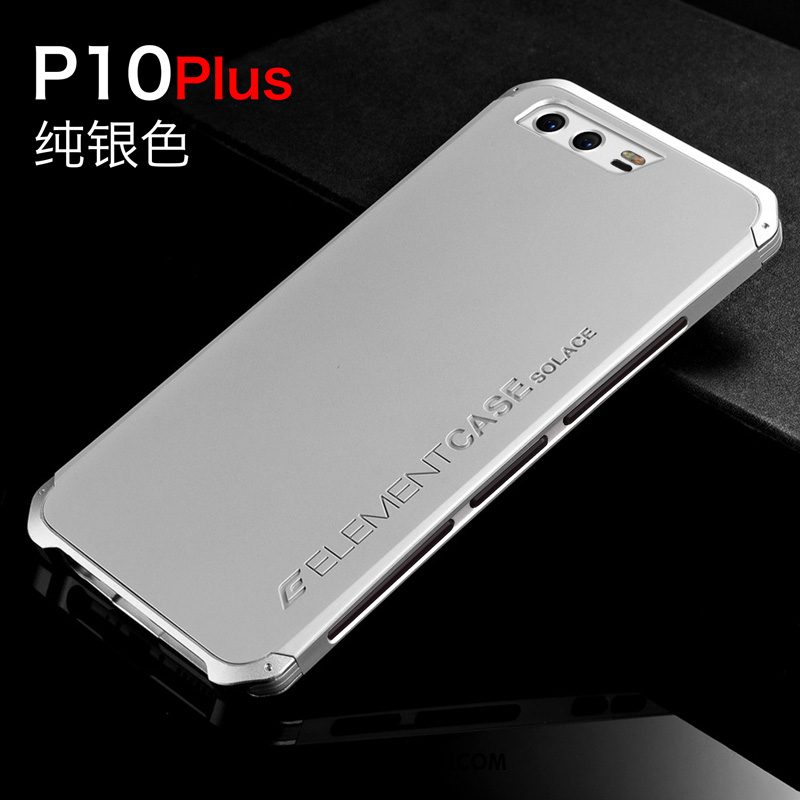 Huawei P10 Plus Hoesje Siliconen Hard Rood, Huawei P10 Plus Hoesje Mobiele Telefoon Metaal