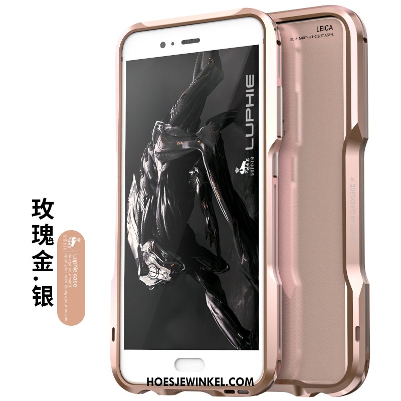 Huawei P10 Plus Hoesje Skärmskydd Scheppend Bescherming, Huawei P10 Plus Hoesje Mobiele Telefoon Zilver