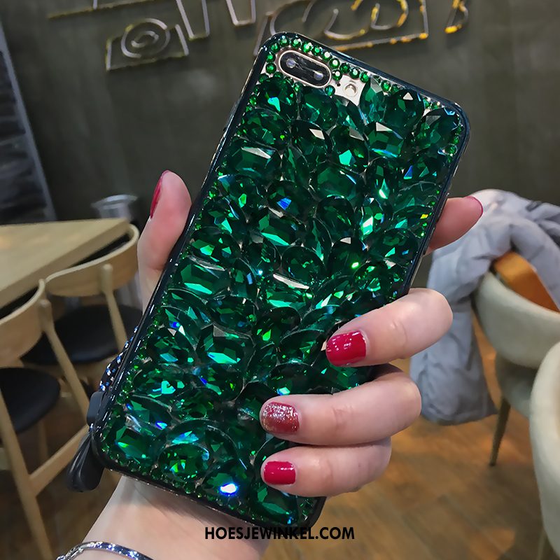 Huawei P10 Plus Hoesje Zacht Hanger Hoes, Huawei P10 Plus Hoesje Strass Edelsteen