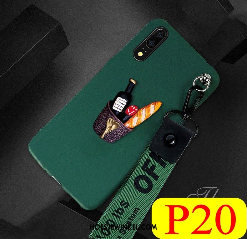 Huawei P20 Hoesje All Inclusive Anti-fall Trendy Merk, Huawei P20 Hoesje Persoonlijk Mobiele Telefoon