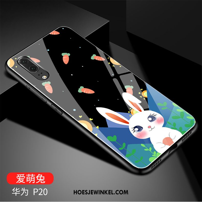 Huawei P20 Hoesje All Inclusive Eenvoudige Wit, Huawei P20 Hoesje Spiegel Hoes