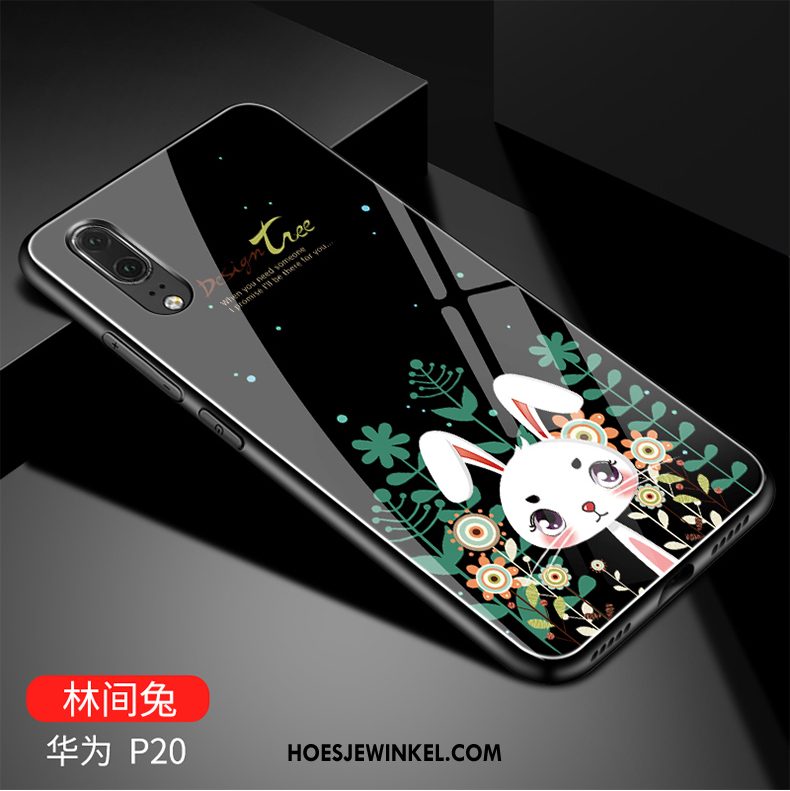Huawei P20 Hoesje All Inclusive Eenvoudige Wit, Huawei P20 Hoesje Spiegel Hoes