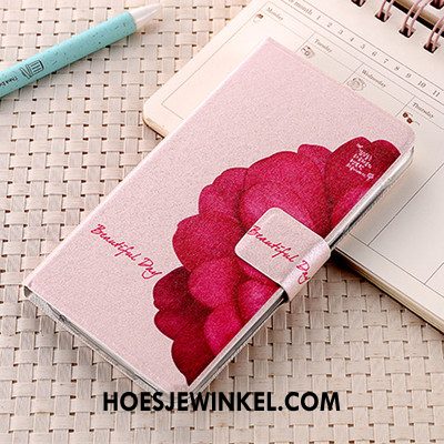 Huawei P20 Hoesje Anti-fall Leren Etui Groen, Huawei P20 Hoesje Folio Mobiele Telefoon