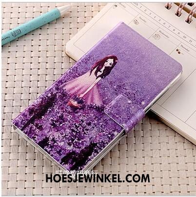 Huawei P20 Hoesje Anti-fall Leren Etui Groen, Huawei P20 Hoesje Folio Mobiele Telefoon