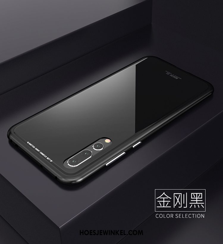 Huawei P20 Hoesje Anti-fall Metaal Omlijsting, Huawei P20 Hoesje Dun Bescherming