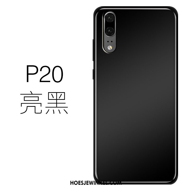 Huawei P20 Hoesje Purper Licht Siliconen, Huawei P20 Hoesje Mobiele Telefoon Dun