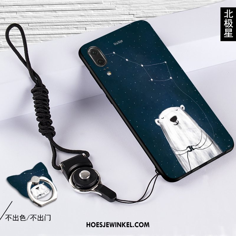 Huawei P20 Hoesje Trend Anti-fall Hoes, Huawei P20 Hoesje Siliconen Bescherming