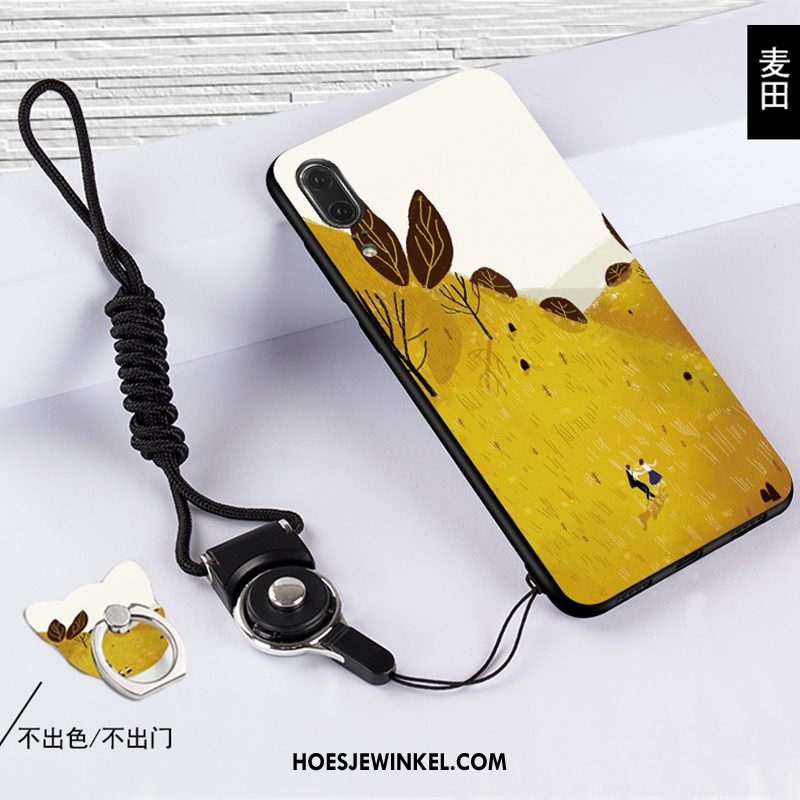 Huawei P20 Hoesje Trend Anti-fall Hoes, Huawei P20 Hoesje Siliconen Bescherming