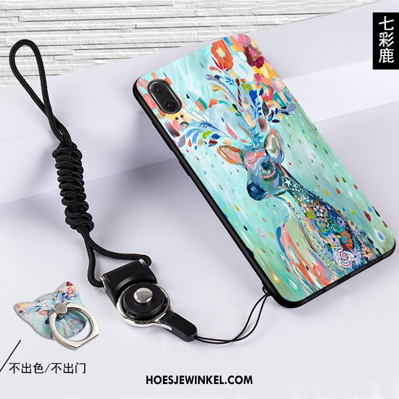 Huawei P20 Hoesje Trend Anti-fall Hoes, Huawei P20 Hoesje Siliconen Bescherming