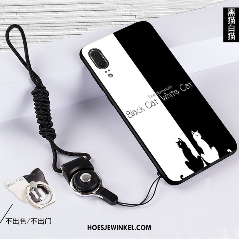 Huawei P20 Hoesje Trend Anti-fall Hoes, Huawei P20 Hoesje Siliconen Bescherming