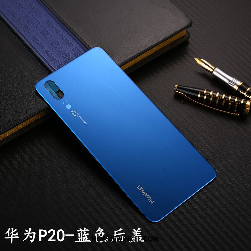 Huawei P20 Hoesje Zwart Achterklep Mobiele Telefoon, Huawei P20 Hoesje Glas