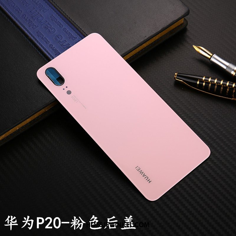 Huawei P20 Hoesje Zwart Achterklep Mobiele Telefoon, Huawei P20 Hoesje Glas