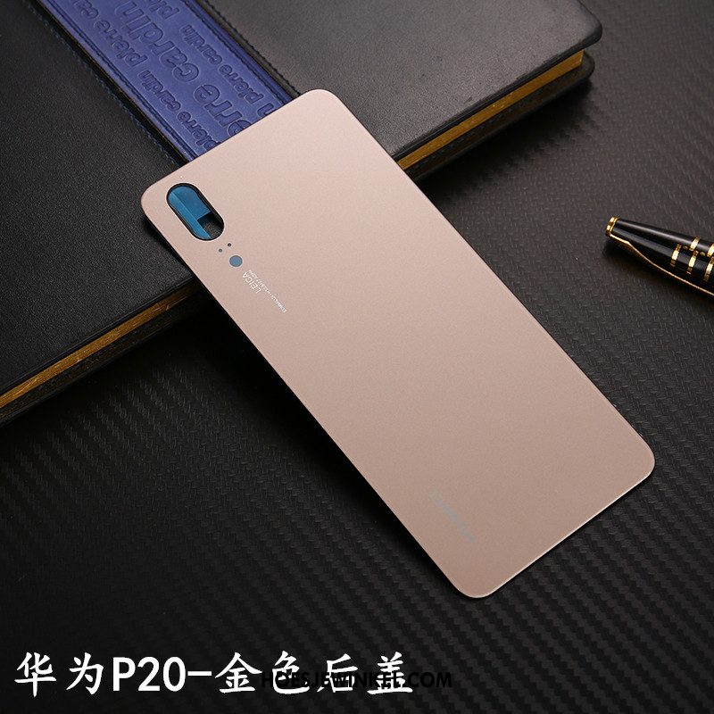 Huawei P20 Hoesje Zwart Achterklep Mobiele Telefoon, Huawei P20 Hoesje Glas