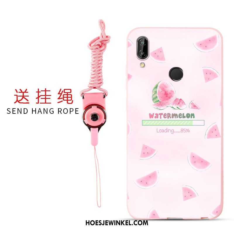 Huawei P20 Lite Hoesje All Inclusive Hoes Mobiele Telefoon, Huawei P20 Lite Hoesje Roze Jeugd