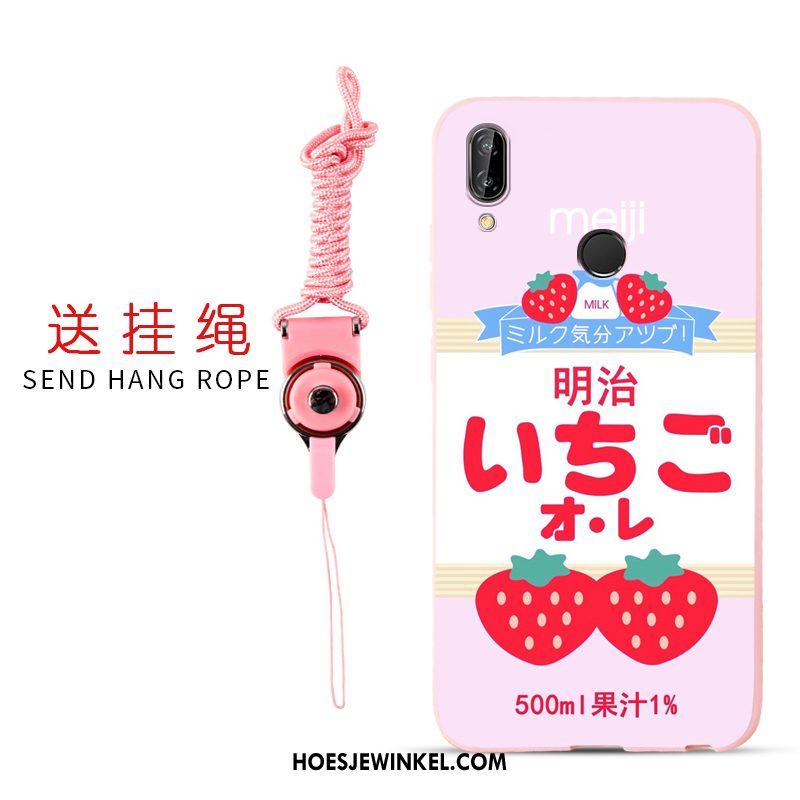 Huawei P20 Lite Hoesje All Inclusive Hoes Mobiele Telefoon, Huawei P20 Lite Hoesje Roze Jeugd