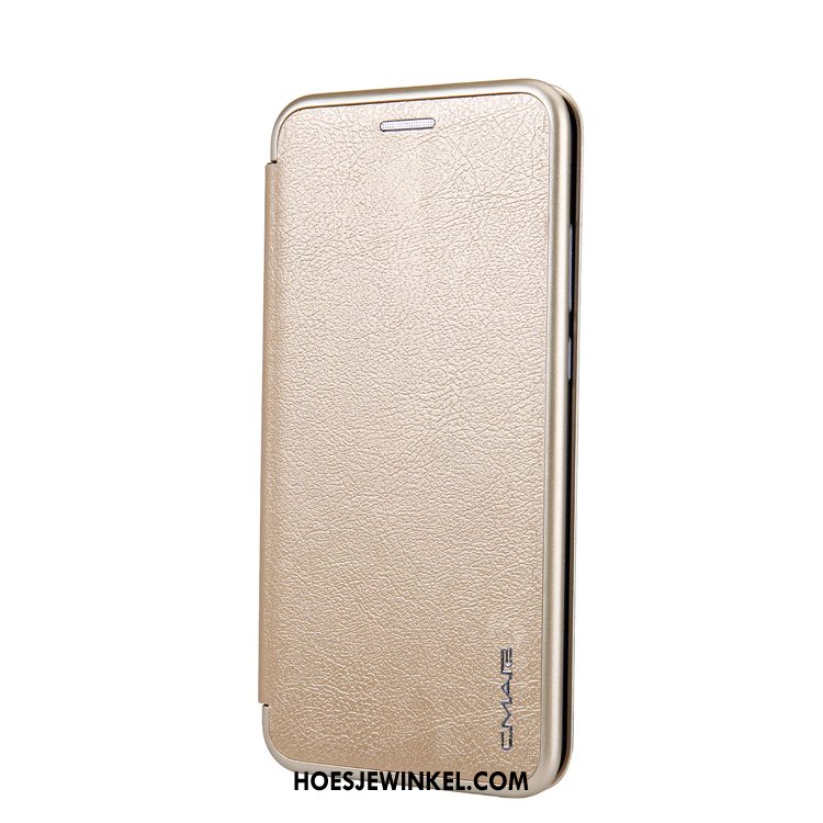 Huawei P20 Lite Hoesje Anti-fall Hoes All Inclusive, Huawei P20 Lite Hoesje Bescherming Echt Leer Braun