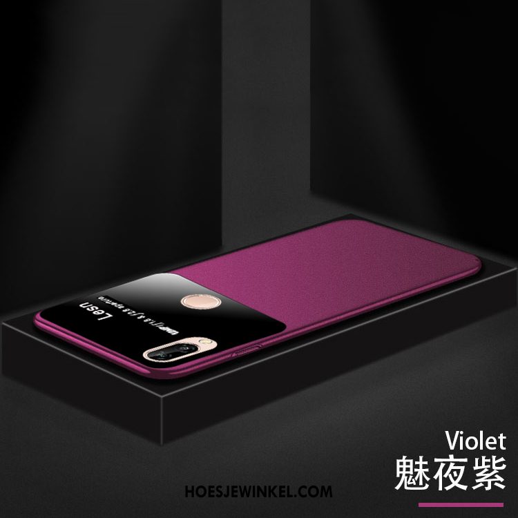 Huawei P20 Lite Hoesje Bedrijf Mobiele Telefoon Hoes, Huawei P20 Lite Hoesje Zwart Schrobben