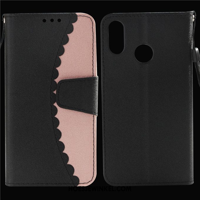 Huawei P20 Lite Hoesje Bescherming Anti-fall Zwart, Huawei P20 Lite Hoesje Clamshell Mobiele Telefoon