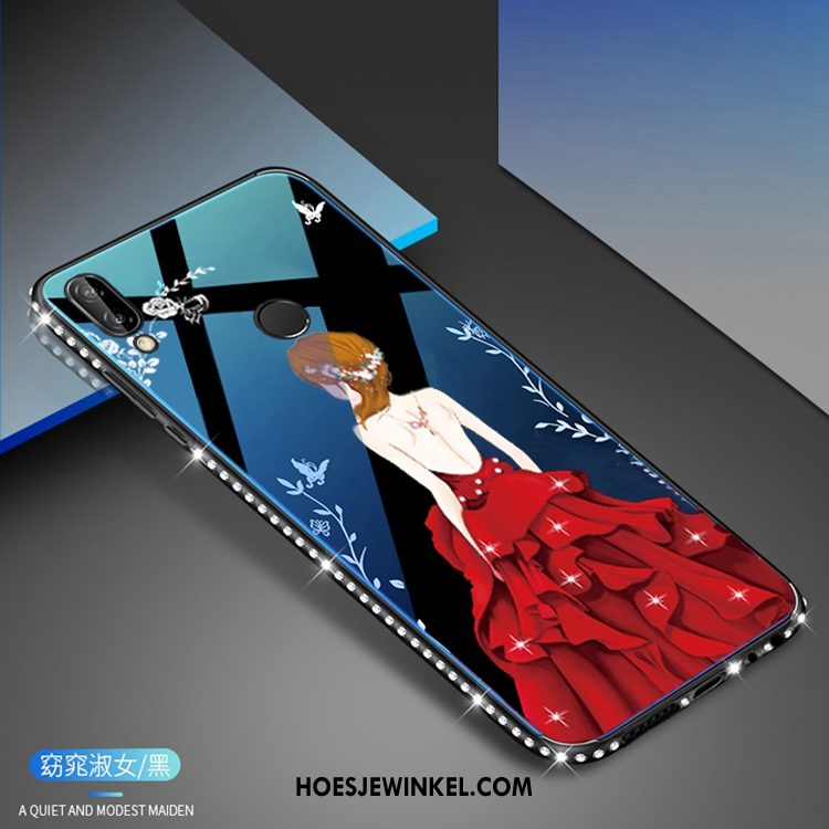 Huawei P20 Lite Hoesje Bescherming Hoes Jeugd, Huawei P20 Lite Hoesje Anti-fall Groen