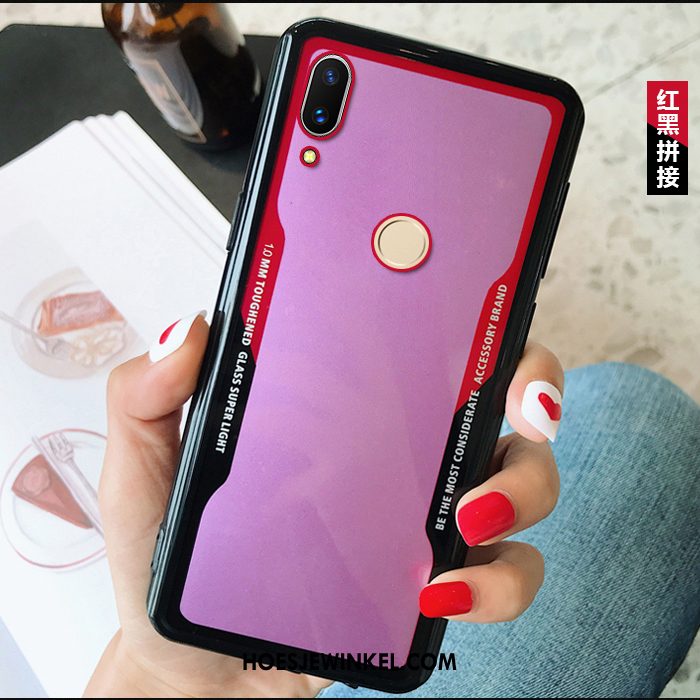 Huawei P20 Lite Hoesje Doorzichtig Bescherming Hoes, Huawei P20 Lite Hoesje Mobiele Telefoon Wit