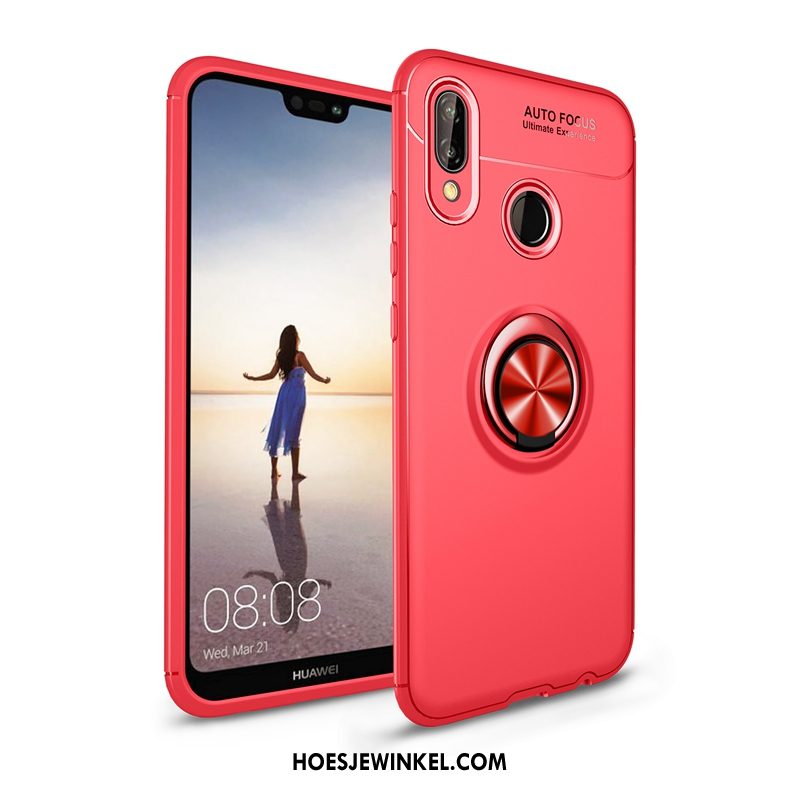 Huawei P20 Lite Hoesje Hoes All Inclusive Magnetisch, Huawei P20 Lite Hoesje Dun Zwart