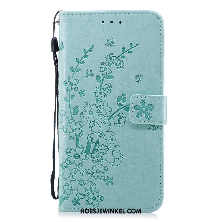 Huawei P20 Lite Hoesje Hoes Clamshell Purper, Huawei P20 Lite Hoesje Leren Etui Jeugd