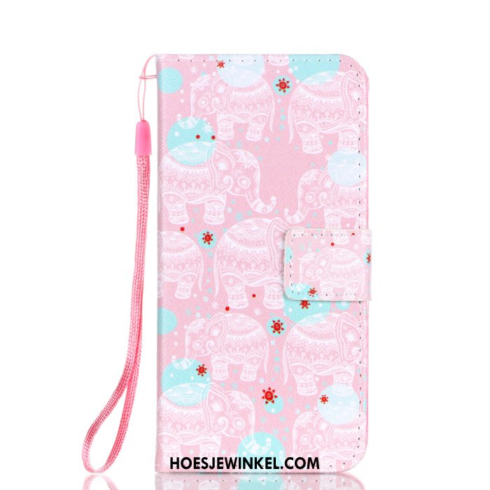 Huawei P20 Lite Hoesje Leren Etui Anti-fall Hoes, Huawei P20 Lite Hoesje Mobiele Telefoon Bescherming