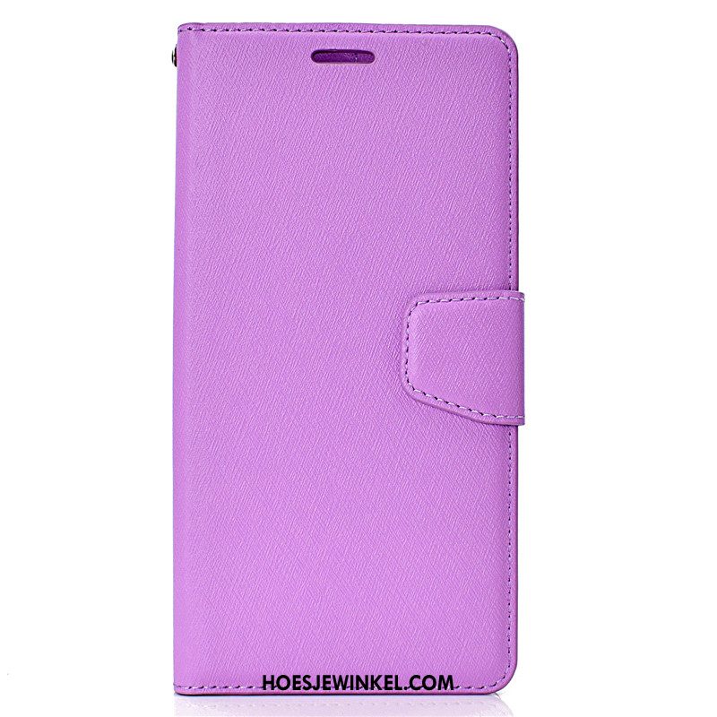 Huawei P20 Lite Hoesje Leren Etui Kaart Goud, Huawei P20 Lite Hoesje Clamshell Mobiele Telefoon