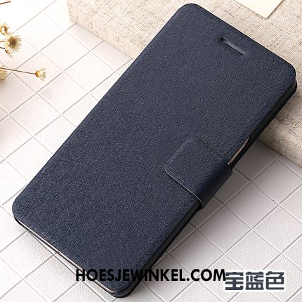 Huawei P20 Lite Hoesje Leren Etui Wit Hoes, Huawei P20 Lite Hoesje Bescherming Mobiele Telefoon