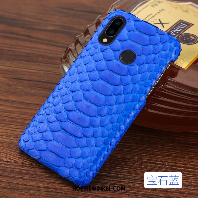 Huawei P20 Lite Hoesje Luxe Leren Etui Mobiele Telefoon, Huawei P20 Lite Hoesje Echt Leer Bescherming