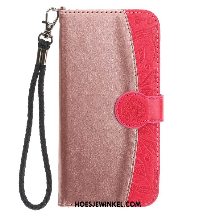 Huawei P20 Lite Hoesje Wit Nieuw Mobiele Telefoon, Huawei P20 Lite Hoesje Leren Etui Siliconen