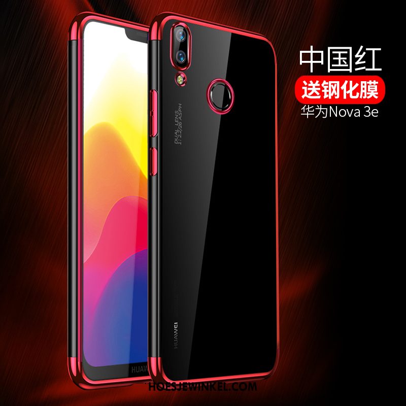 Huawei P20 Lite Hoesje Zacht Mobiele Telefoon All Inclusive, Huawei P20 Lite Hoesje Anti-fall Blauw